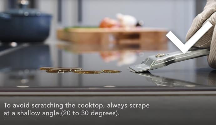 how to clean a thermador glass cooktop